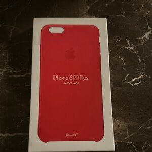 Apple Red Silicone Case for iPhone 6s Plus